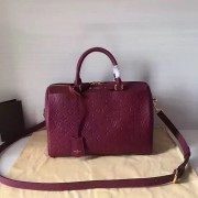 Replica Louis Vuitton Monogram Empreinte Speedy Bandouliere Burgundy M42406 VS05181