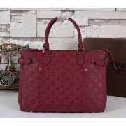 Replica Louis Vuitton Monogram Empreinte Tote Bag M48816 Burgundy VS01854