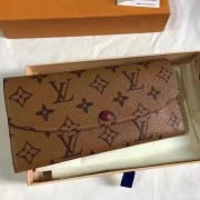 Replica Louis Vuitton Monogram Reverse Emilie Wallet Fuchsia M60697 VS09537