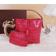 Replica Louis Vuitton NN 14 PM Cuir Nuance Croco Leather M91674 Red VS03948