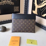 Replica Luxury Louis Vuitton Monogram Canvas Pochette Tuileries Noir M64034 VS04214