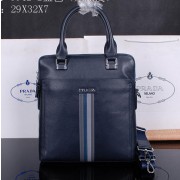 Replica Luxury Prada Smooth Leather Tote Bag M38422 Royal VS03222