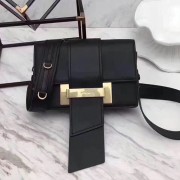 Replica Prada Plex Ribbon Calf Leather Bag Black 1BD068 VS01934