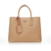 Replica Prada Saffiano Leather Tote Bags BN2756 Apricot VS06824
