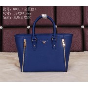 Replica Quality Prada Original Grainy Leather Tote Bag BN8088 Royal VS03211