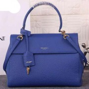 Replica Saint Laurent Medium Moujik Top Handle Bags 311236 Blue VS04321
