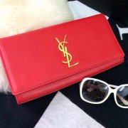 Replica Yves Saint Laurent Classic Monogramme Clutch 30210 Red VS05851