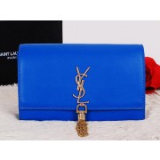 Replica Yves Saint Laurent Classic Monogramme Tassel Clutch Bag Y7138 Royal VS02163