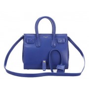 Replica Yves Saint Laurent Classic Sac De Jour Bag in Original Leather 7102S Royal VS08532