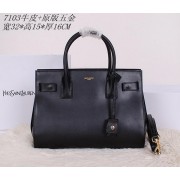 Replica Yves Saint Laurent Classic Sac De Jour Bag Y7103 Black VS03974