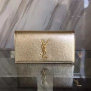 Saint Laurent Cassandre Clutch Bag Gold Y230320 VS04292