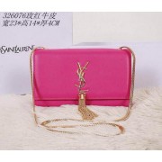 Saint Laurent mini Monogramme Cross-body Shoulder Bag 326076 Rose VS02245