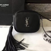 Saint Laurent Monogram Blogger Bag in Black Leather 425317 VS03708