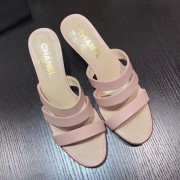 Sale 1:1 Chanel Silk Slide Pink C080202 VS00627