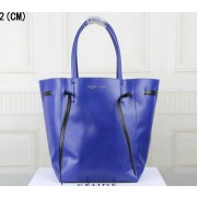 Sale 1:1 Knockoff Celine Medium Cabas Phantom Bag Calfskin C3385 Royal VS02579