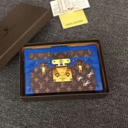 Sale 1:1 Louis Vuitton Monogram Canvas Petite Malle M40273 Blue VS08823