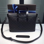 Sale 1:1 Louis Vuitton Monogram Eclipse Canvas Briefcase Explorer M40566 VS09145