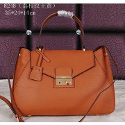 Top Prada Grainy Leather Tote Bags BN8248 Wheat VS06185