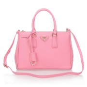 Top Replica Prada 30cm Saffiano Leather Tote Bag BN1801 Deep Pink VS06148