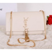 Top Yves Saint Laurent Monogramme Cross-body Shoulder Bag Y7130 OffWhite VS04225