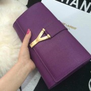 YSL Chyc Travel Case Original Leather 302101 Purple VS02788