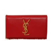 YSL Monogramme Cross-body Shoulder Bag Cannage Pattern Y311218 Red VS00952