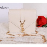 Yves Saint Laurent Classic Flap Front Bag Y7142 OffWhite VS09649