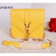 Yves Saint Laurent Classic Flap Front Bag Y7142 Yellow VS01706