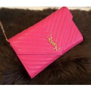 Yves Saint Laurent Classic Monogramme Flap Bag Y26578 Rose VS02142