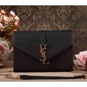 Yves Saint Laurent Classic Monogramme Flap Bag Y5479 Black VS08817