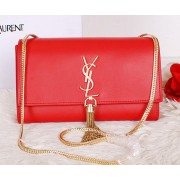 Yves Saint Laurent Monogramme Cross-body Shoulder Bag Y7130 Red VS08405
