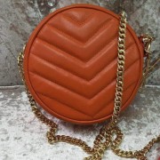 Yves Saint Laurent Monogramme Leather Shoulder Bag Y30260 Orange VS03563