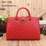 Yves Saint Laurent Monogramme Small Cabas Chyc Bag Y5086 Red VS05487