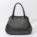 2014 Prada Original Calfskin Leather Tote Bag BR4386 in Black XZ VS06856