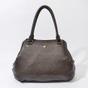 2014 Prada Original Calfskin Leather Tote Bag BR4386 in Coffee XZ VS04176