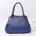 2014 Prada Original Calfskin Leather Tote Bag BR4386 in Sapphire Blue XZ VS09828
