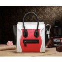 AAA Copy Celine Micro Luggage 3307 in Red with White and Black Original Leather YD VS01513