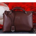 AAA Fendi By The Way Bag with Tail Calfskin Leather FD2353 Brown VS06007