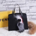 AAA Fendi KARLITO Fabric Tote Bag FD6170 Black VS06875