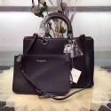AAA Imitation Dior Diorissimo Bag in Black Smooth Calfskin Leather D0908 VS00949