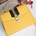 AAA Imitation Gucci Sylvie Yellow Gucci Signature Bag 431665 VS06681