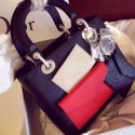 AAA Lady Dior Bag Original Lambskin Leather CD0013 Black VS04740