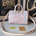 AAA Louis Vuitton Damier Azur Canvas Speedy Bandouliere 30 N41052 VS04845