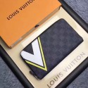 AAA Louis Vuitton Damier Graphite Canvas Zippy Organizer Yellow N64014 VS03089