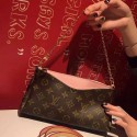AAA Louis Vuitton Monogram Canvas Pallas Clutch Bag M41638 Pink VS09112