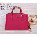 AAA Prada Original Grainy Calf Leather Tote Bag BN2329 Rosy VS01461