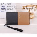 AAA Prada Original Saffiano Leather Clutch P6007 Wheat VS08300