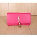 AAA Yves Saint Laurent Classic Monogramme Tassel Clutch Bag Y234524 Rose VS09000