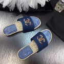 AAAAA Chanel Sheepskin Espadrille Slides CH073003 VS09460