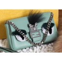 AAAAA Copy Fendi Baguette Bag Original Leather F80354 Green VS06121